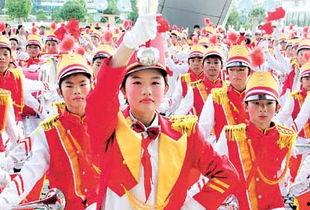 少先队仪仗队视频,青春洋溢的队列表演