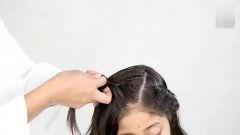 小孩编头发视频教程,打造萌娃时尚造型